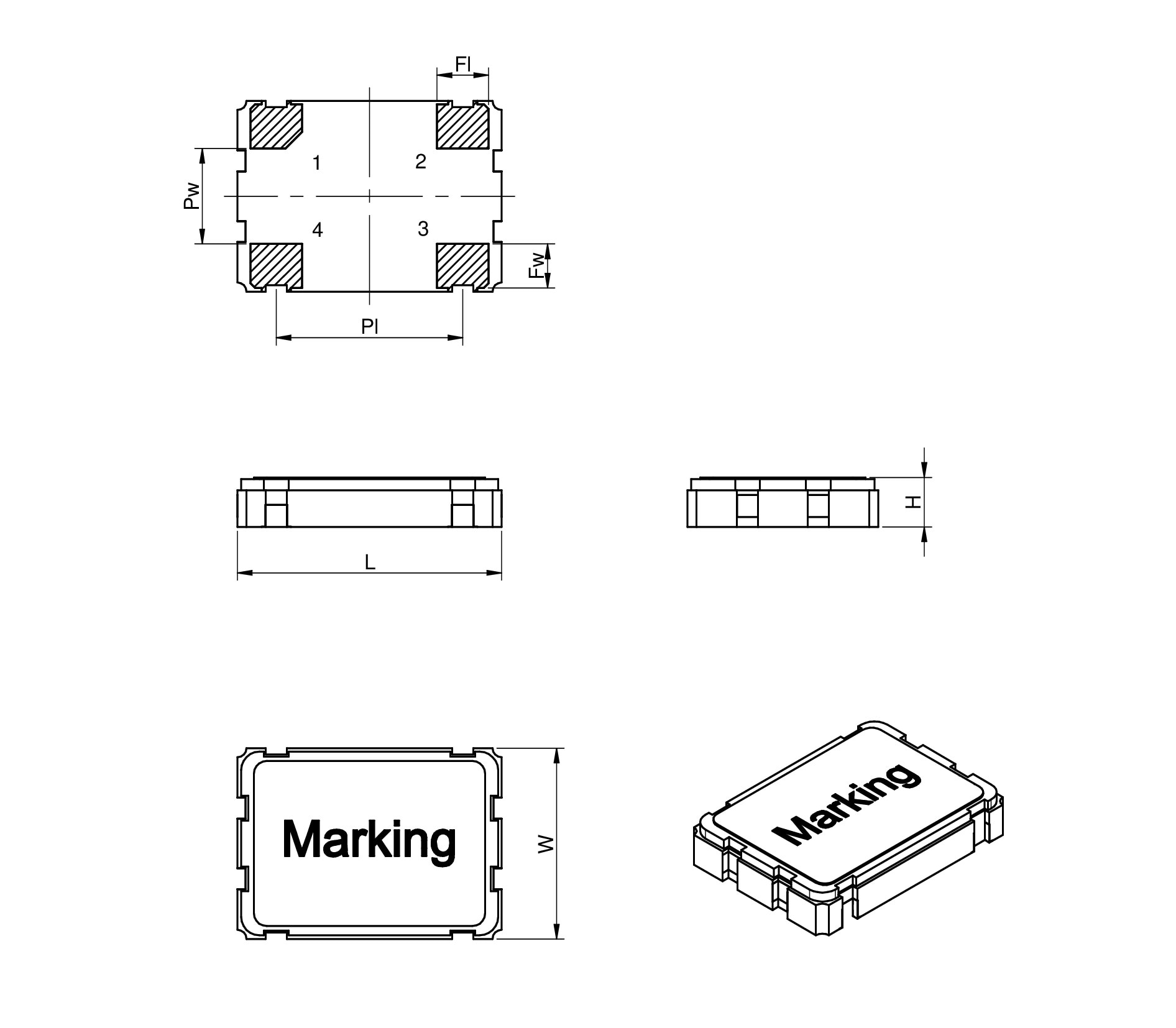 WESPXO Simple Packaged Quartz Oscillator Passive Components Würth